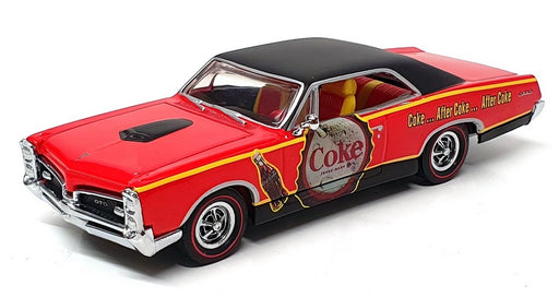 Matchbox 1/43 Scale YMC03/B-M - 1967 Pontiac GTO (Coca-Cola) Red/Black