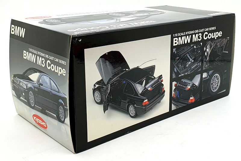 Kyosho 1/18 Scale 08503K - EMPTY BOX ONLY - BMW M3 Coupe Black