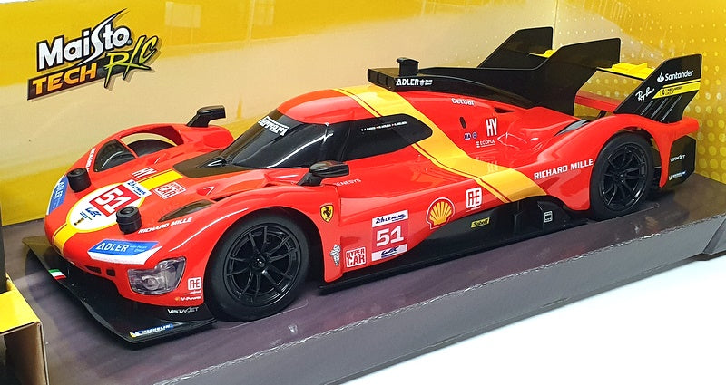 Maisto 1/16 Scale 82861 - 2.4GHZ R/C Ferrari 499P #51 1st 24h Le Mans 2023