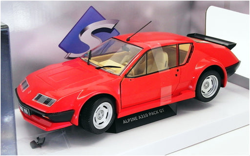 Solido 1/18 Scale Diecast S1801202 - Renault Alpine A310 Pack GT - Red