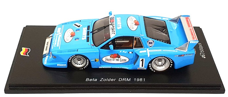 Spark 1/43 Scale SG026 - Lancia Beta #1 DRM Zolder Hans Heyer - Blue