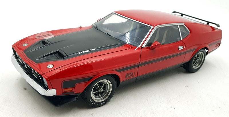 Autoart 1/18 Scale Diecast 72822 Ford Mustang Mach 1 Fastback 1971 - Red