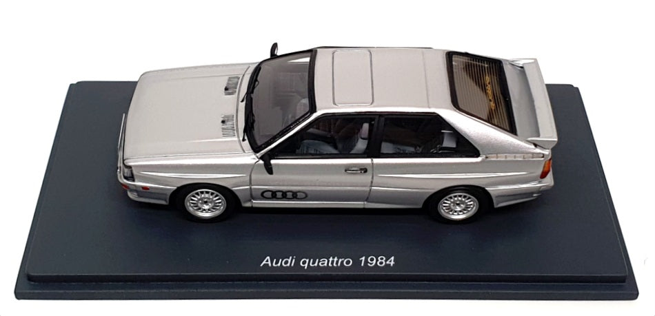 Schuco 1/43 Scale Resin 450923500 - 1984 Audi Quattro - Silver