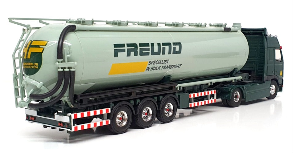 Tekno 1/50 Scale TK231 - Volvo FH12 Tanker Trailer (Freund) Green