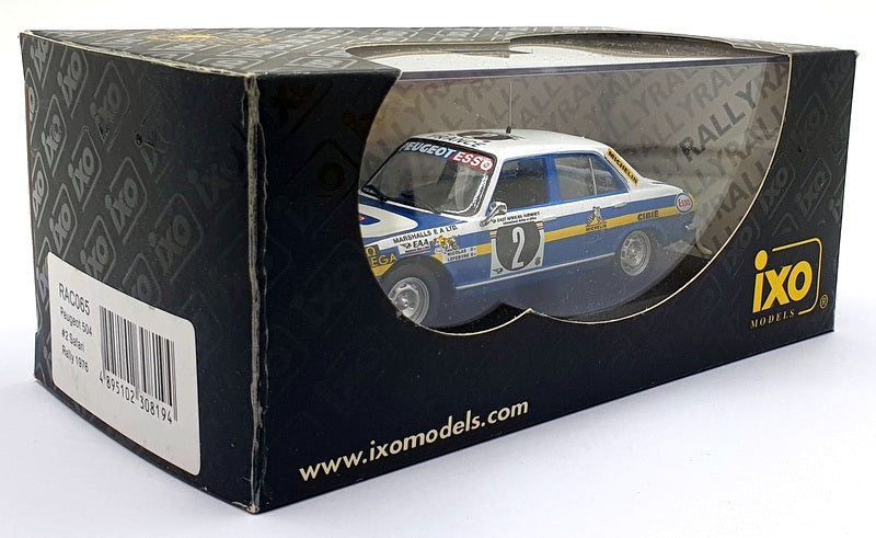 Ixo 1/43 Scale RAC065 - Peugeot 504 #2 Safari Rally 1976