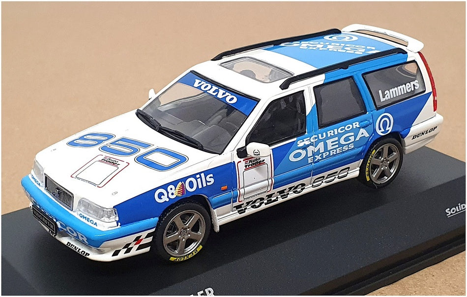 Solido 1/43 Scale S4310604 - Volvo 850 T-5R 2.3i 20V Turbo (Omega) White/Blue