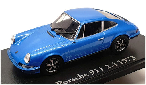 Atlas Editions 1/43 Scale 4 656 120 - 1973 Porsche 911 2.4 - Met Blue