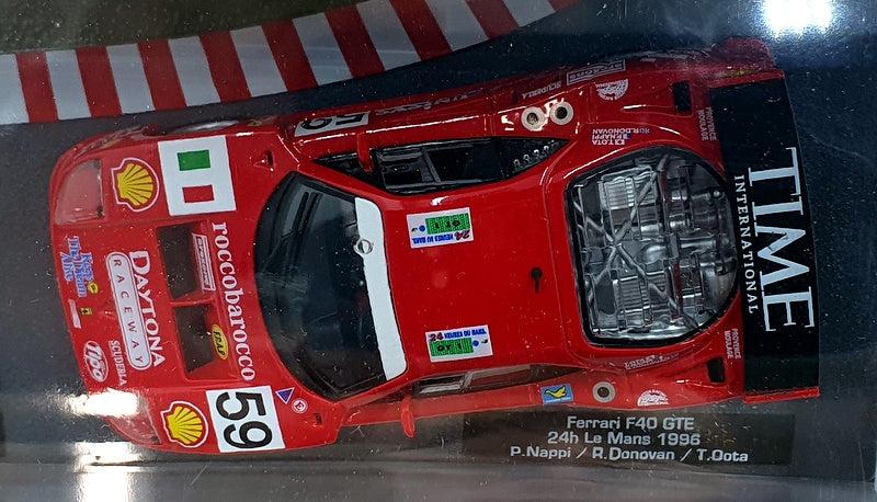 Altaya 1/43 Scale 30424W - Ferrari F40 GTE #59 24h Le Mans 1996