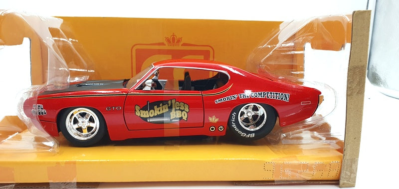 Jada - 1/24 Scale - 96268 1969 Pontiac GTO Judge Red Collectors Club LE