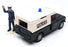 Dinky Toys Original Diecast 277 -  Police Land Rover With Figure - Dk Blue/White