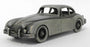 Danbury Mint Pewter - approx 1/43 scale - 1980 Jaguar XK150 Fixed-Head Coupe