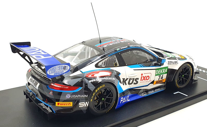 IXO 1/18 Scale Diecast LEGT18054B - Porsche 911 GT3 R ADAC GT 2021 #74