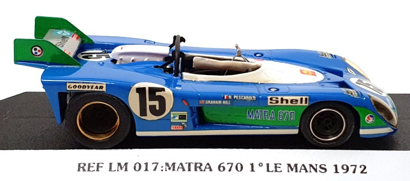 Starter 1/43 Scale LM017 - Matra 670 #15 Winner Le Mans 1972 - Blue