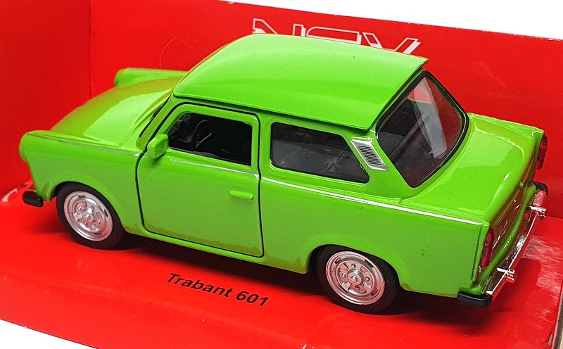 Welly NEX 1/32 Scale 18063 - Trabant 601 Pull Back & Go Diecast - Green