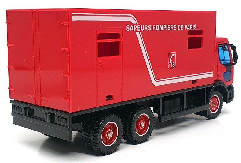 Solido 1/60 Scale 3151 - Renault Premium Distribution Fire Truck - Red