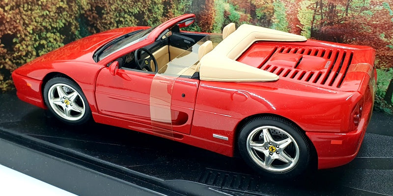 Hot Wheels 1/18 Scale Diecast 25733 - Ferrari F355 Spider - Red