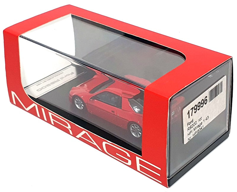 HPI Mirage 1/43 Scale Resin 8341 - Ford RS200 - Red