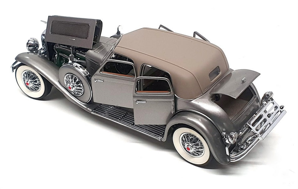 Franklin Mint 1/24 Scale B11PW73 - 1933 Duesenberg SJ Twenty Grand - Met Grey