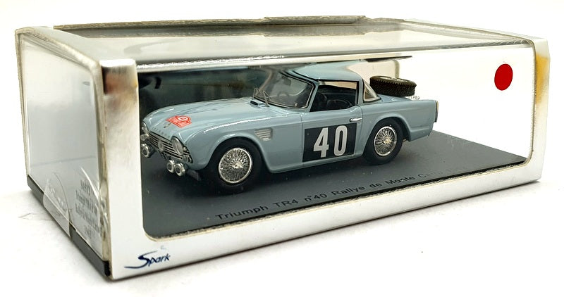 Spark 1/43 Scale S0512 - Triumph TR4 #40 Monte-Carlo Rally 1963