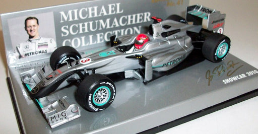 Minichamps F1 1/43 Scale 400100073 Mercedes GP Petronas showcar 2010 Schumacher