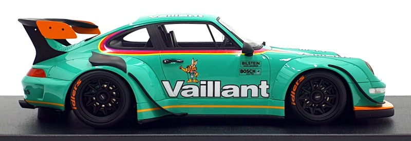 GT Spirit 1/18 Scale Resin GT869 - Porsche 911 RWB Bodykit Vaillant - Green