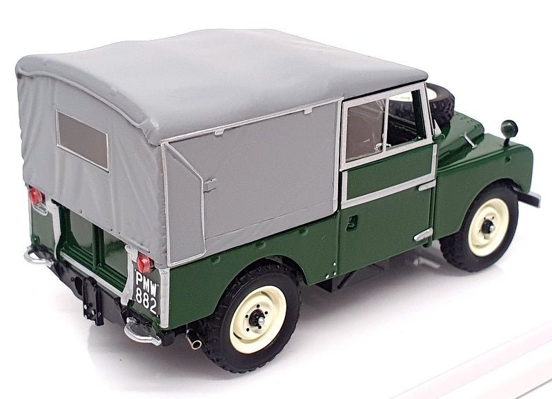 TSM 1/43 Scale TSM144325 - 1957 Land Rover S1 88" Soft-Top - Green/Grey