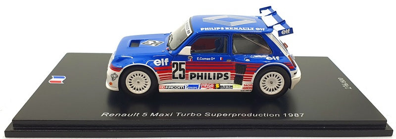 Spark 1/43 Scale SF055 - Renault 5 #25 Maxi Turbo Superproduction 1987