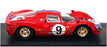 Bang 1/43 Scale 7116 - Ferrari 412P #9 Brands Hatch 1967 - Red