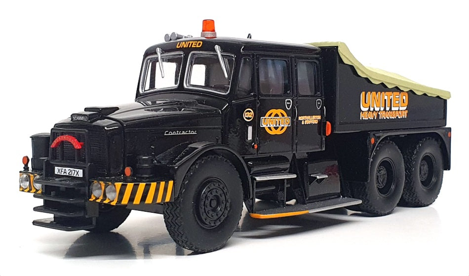 Corgi 1/50 Scale CC12301 - Scammell Contractor "United Heavy Transport" - Green