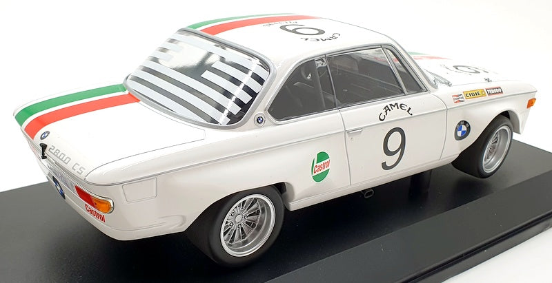 Minichamps 1/18 Scale 155 712709 BMW 2800 CS Castrol Spa 1971 Moorkens