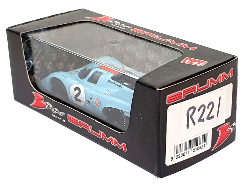 Brumm 1/43 Scale Diecast R221 - Porsche 917K #2 1000Km Monza 1971 Gulf