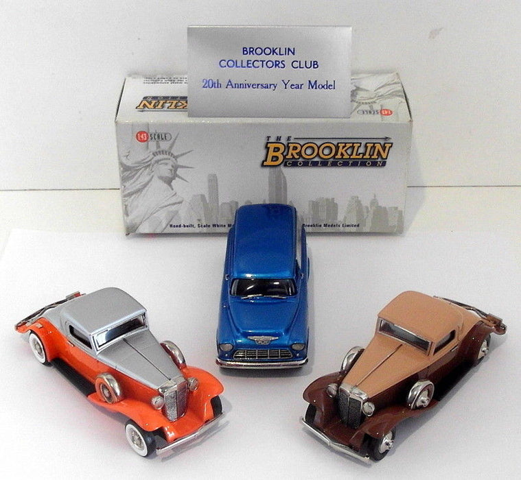 Brooklin 1/43 Scale BRK134X 116X 116X Brooklin Collectors Club 2008 3 Model Set