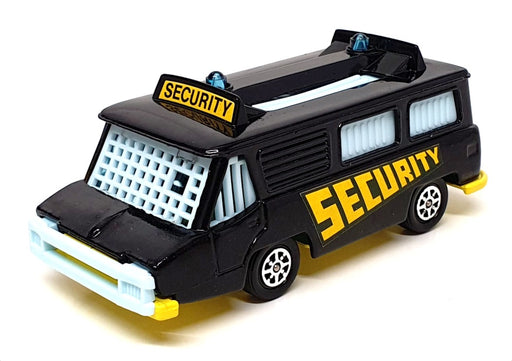 Corgi 10cm Long Diecast 424 - Security Van (Camion Blinds) - Black/Yellow