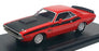 Best Of Show (BOS) 1/43 Scale 43645 - 1970 Dodge Challenger T/A - Red/Black