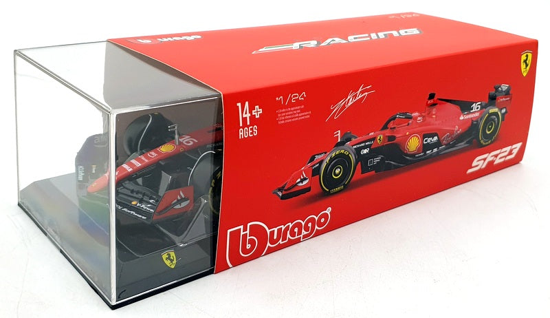 Burago 1/24 Scale Diecast 18-26808 - F1 Ferrari SF23 #16 C.Leclerc