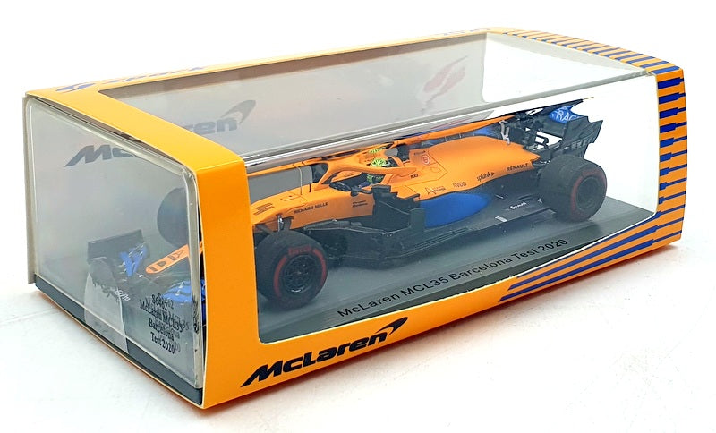 Spark 1/43 Scale S6462 - McLaren MCL35 Barcelona Test 2020 #4 L.Norris ...