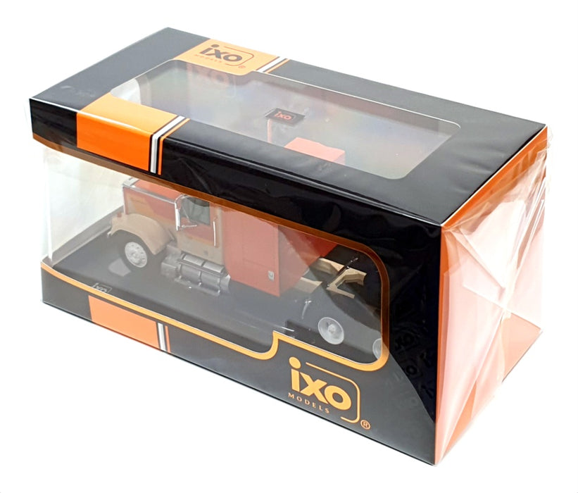 Ixo 1/43 Scale TR129.22 - 1980 GMC General Truck - Orange/Lt Beige