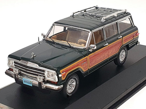 PremiumX 1/43 Scale Diecast PRD133 - 1989 Jeep Wagoneer - Green