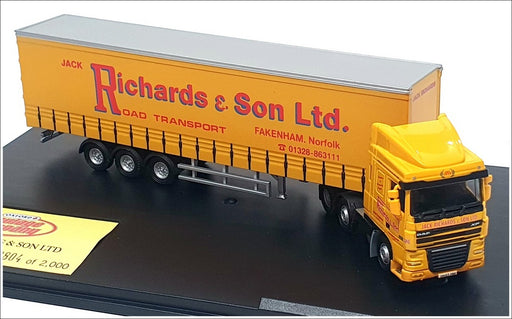 Oxford Diecast 1/76 Scale DAF04CS - DAF Truck & Trailer Jack Richards & Son Ltd