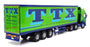 Corgi 1/50 Scale CC12112 -  Renault Premium Box Trailer (TTX) Green/Blue