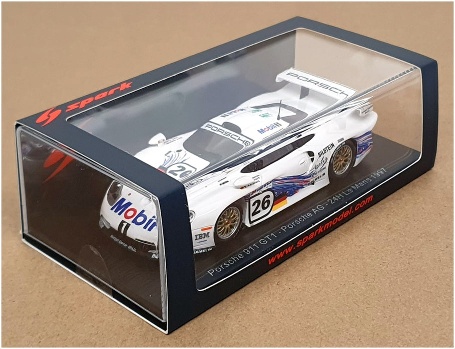 Spark 1/43 Scale S9908 - Porsche 911 GT1 Porsche AG #26 24H Le Mans 1997