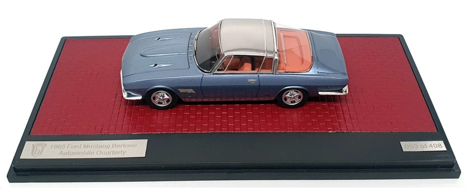 Matrix 1/43 Scale MX50603-052 - 1965 Ford Mustang Bertone Lights Open Met Blue 