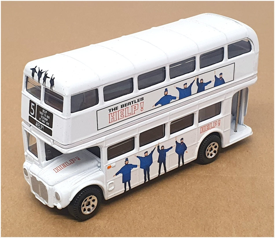 Corgi 13cm Long BT78220 - The Beatles Help London Bus In Keepsake Tin