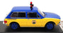 PremiumX 1/43 Scale PRD237 - Volkswagen Brasilia Police 1975 - Blue/Yellow