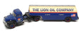 Corgi 1/50 Scale US52906 Diamond T620 Semi Skirted Tanker Lion Oil - Blue/Cream