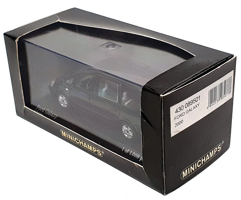 Minichamps 1/43 Scale Diecast 430 089501 - 2000 Ford Galaxy - Black