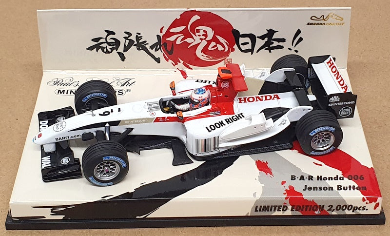 Minichamps 1/43 Scale 403 040209 - F1 BAR Honda 006 #9 Jenson Button