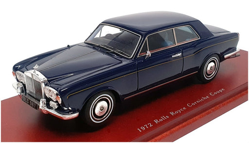 TSM 1/43 Scale TSM114316 - 1972 Rolls Royce Corniche Coupe - Blue