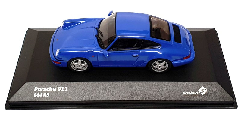 Solido 1/43 Scale S4312901 - Porsche 911 964 RS - Maritim Blue