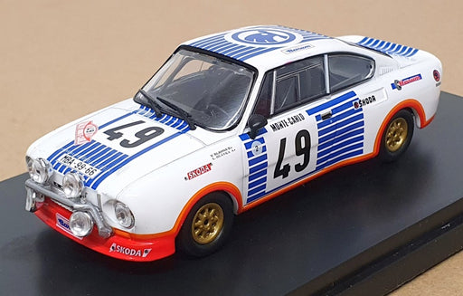 Abrex 1/43 Scale 143XABS-501TA - Skoda 130RS #49 Monte Carlo Rally 1977